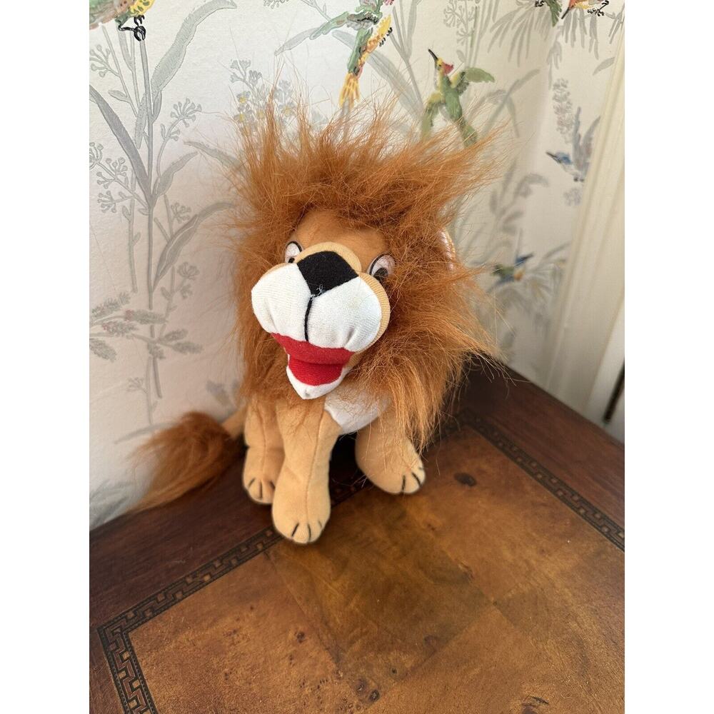 VTG Lion King Mufasa Simba Plush Stuffed Animal Toy 9” New York New York